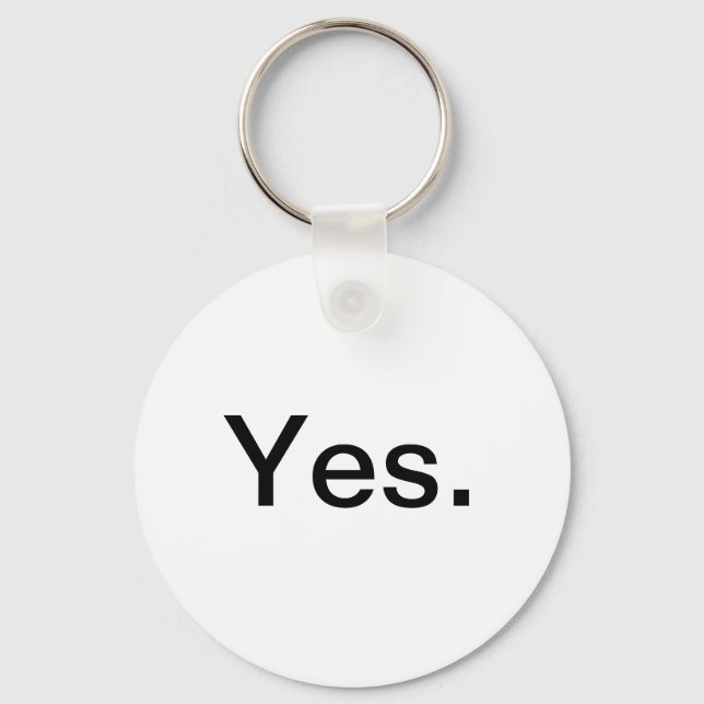 Ja Schlüsselanhänger (Vorderseite)