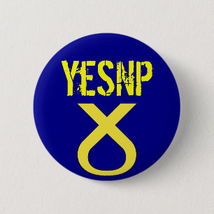 Ja Schottland Abstimmung SNP-Abzeichen Button