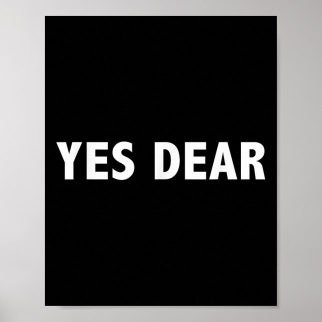 Ja Sehr geehrt - Funny Sarcastic Slogan Poster (Vorne)
