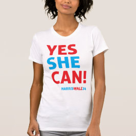 Ja SHE Can Harris Walz 24 T-Shirt
