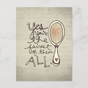 ja sind Sie das angemessenste Postkarte