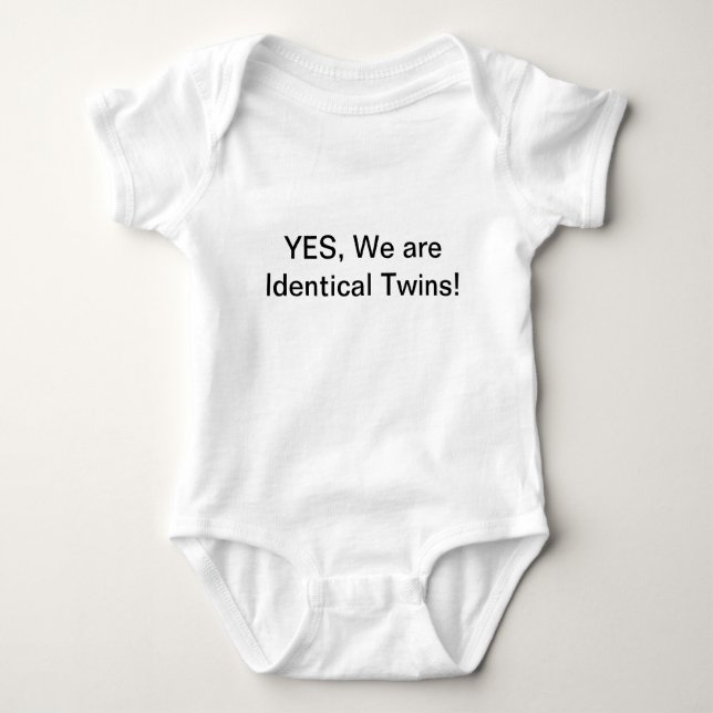 Ja sind wir Zwillinge, onsies und T-Shirts (Vorderseite)