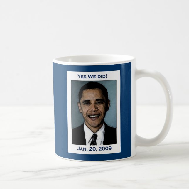 Ja taten wir Obama-Tasse Tasse (Rechts)