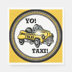 Ja! Taxi! Party der Kinder Serviette