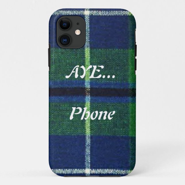 Ja Telefon-"schottischer Spaß" Tartan IPhone Fall Case-Mate iPhone Hülle (Rückseite)