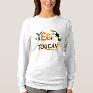 Ja Tukan - Spielhafte Jungle Basic Langarm T-Shirt