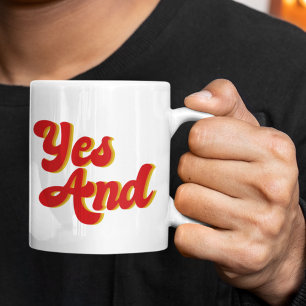 Ja und Verbesserungskomödie Kaffeetasse