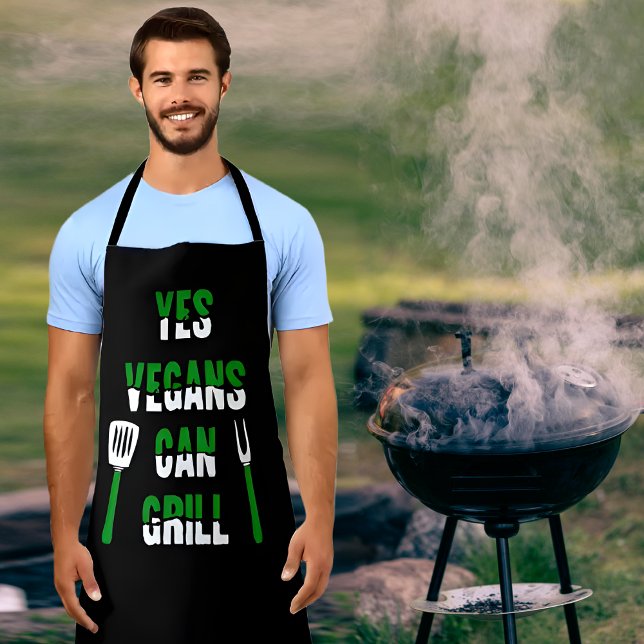 Ja Vegans Grill, Barbeque Schürze (Von Creator hochgeladen)