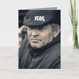 JA - VERSPÄTETE GEBURTSTAGSKARTE DANKESKARTE
