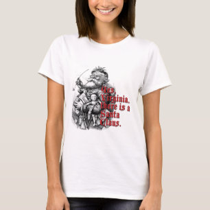 Ja Virginia, gibt es einen Weihnachtsmann T-Shirt