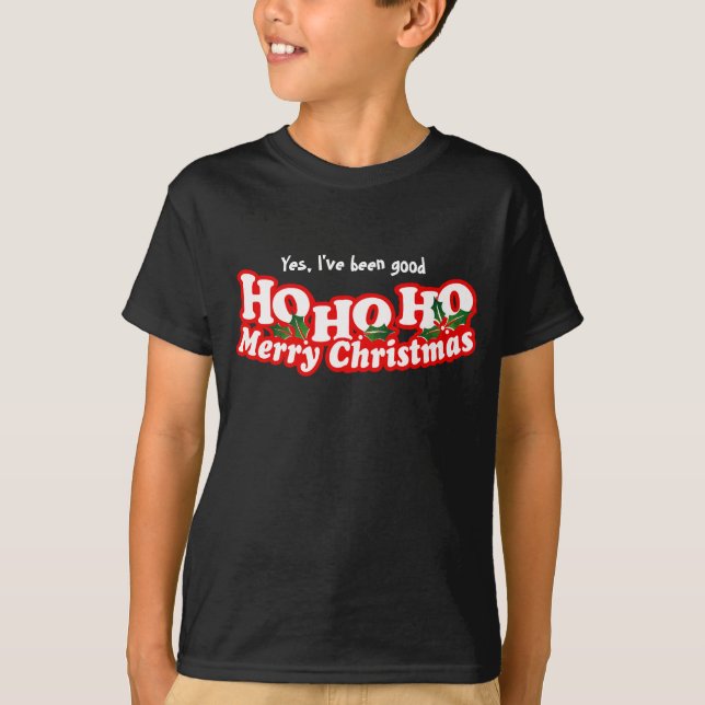 Ja, war gut, wie fröhlich Weihnachten. T-Shirt (Vorderseite)