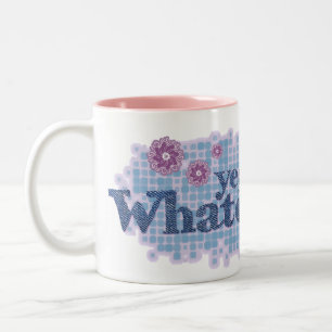 Ja was auch immer... Denim Blue & Pink Tasse