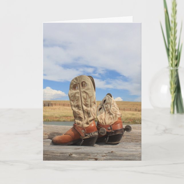 Ja! Western-Startkarte Karte (Vorderseite)