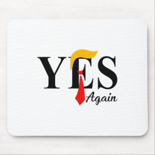 Ja Wieder abstimmen Trump Orange Hair 4. Juli Mousepad
