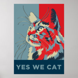 Ja, wir Cat Poster