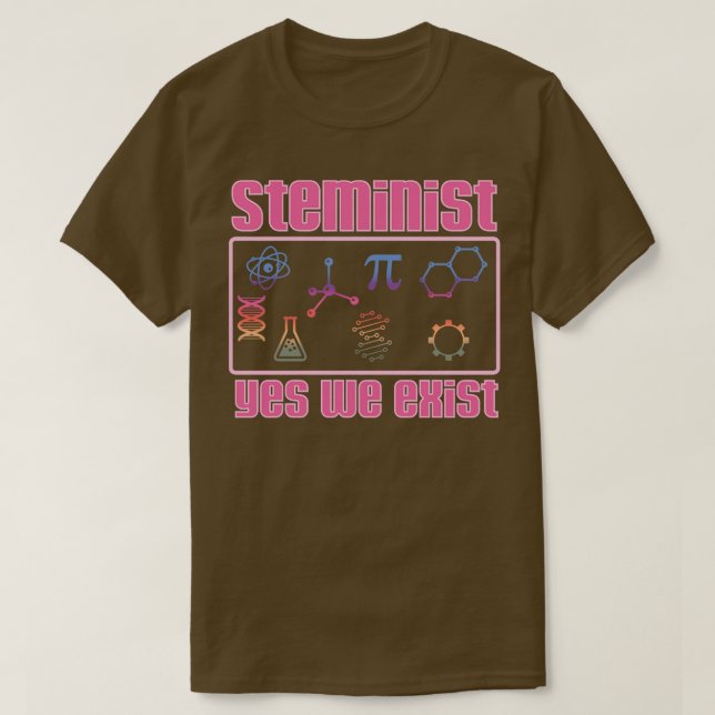 "Ja, wir existieren" T-Shirt (Design vorne)