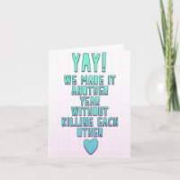 Ja! Wir haben es ein weiteres Jahr geschafft, ohne