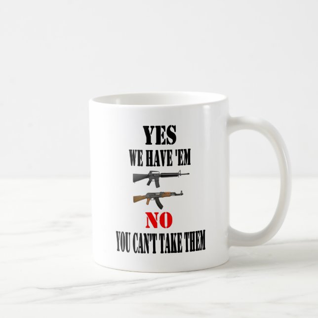 JA, WIR HABEN SIE TASSE (Rechts)