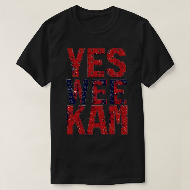 Ja Wir Kam Kamala Hariss Demokratisches Party 1 T-Shirt (Design vorne)