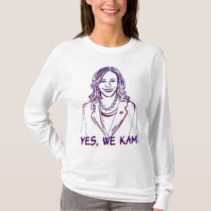 Ja, wir Kam! Kamala Harris 2024 Wahl T-Shirt
