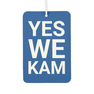 Ja Wir Kam lustige moderne Typografie weiß blau Autolufterfrischer