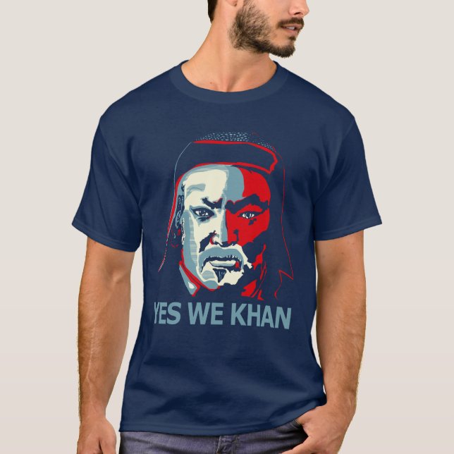 Ja wir Khan (dunkel) T-Shirt (Vorderseite)