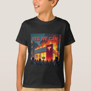 Ja, wir können Aufkleber T-Shirt