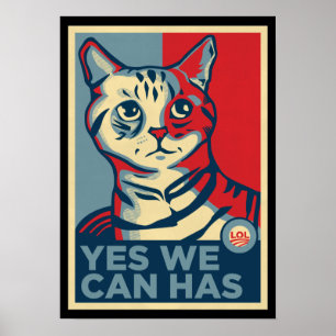 Ja, wir können LOLCAT drucken Poster
