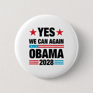 Ja, wir können Obama 2028 3. Amtszeit Präsident Button