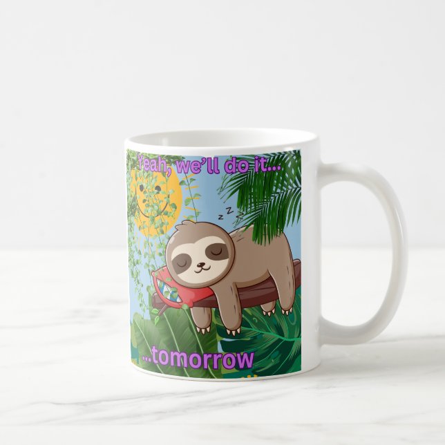 Ja, wir machen es morgen. kaffeetasse (Rechts)