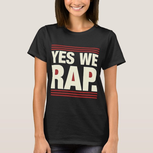 Ja wir rappen T-Shirt (Vorderseite)