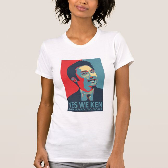 Ja wir T - Shirt Kens (Obama) - besonders (Vorderseite)