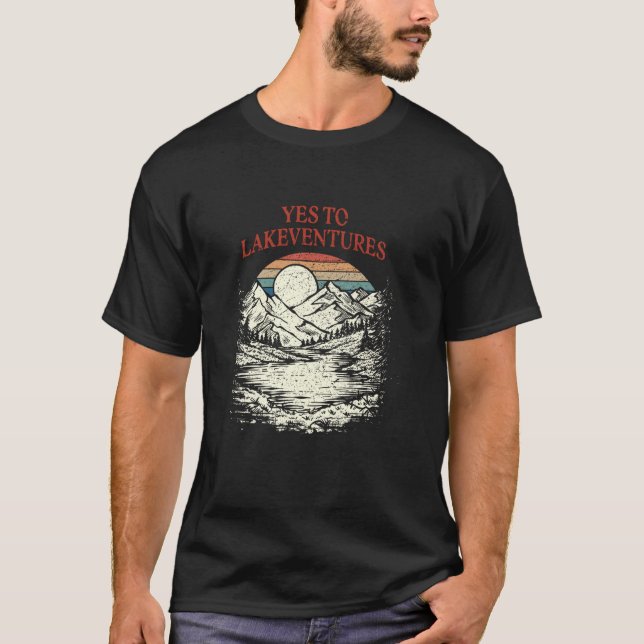 Ja zu Lakevents Reiserseen Exploration Lag T-Shirt (Vorderseite)