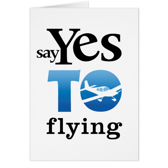 Ja zum Flug sagen (Vorne)