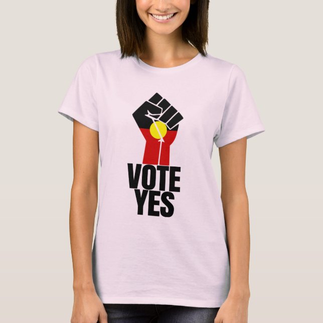 Ja zur Stimme - Ja, Australien T-Shirt (Vorderseite)