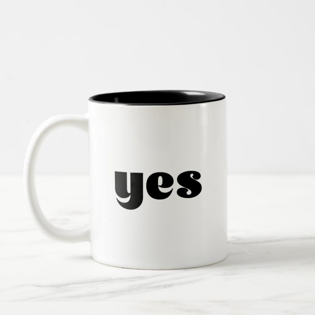 Ja Zweifarbige Tasse (Links)