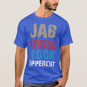 Jab Croos Hook Upercut Vintag Boxer Boxhandschuhe T-Shirt