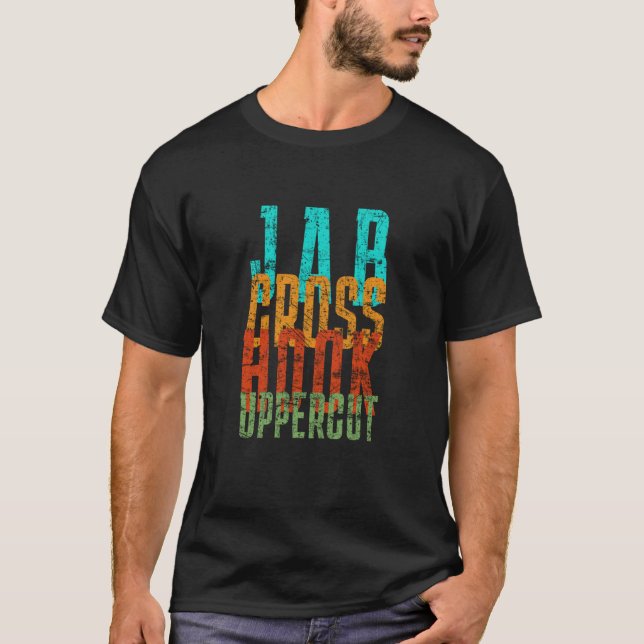 Jab Cross Hook Uppercut  Boxing  2 T-Shirt (Vorderseite)