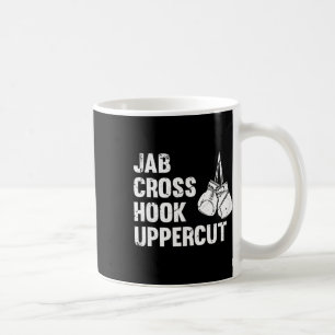 Jab Cross Hook Uppercut Boxing Fighting Technology Kaffeetasse