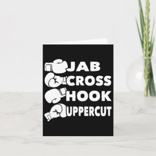 Jab Cross Hook Uppercut - Boxing Lover Gym Boxer K Karte