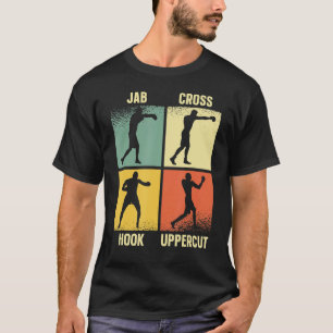 Jab Cross Hook Uppercut Boxinghandschuhe Boxer T-Shirt