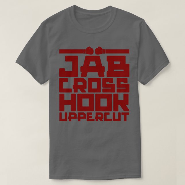 Jab Cross Hook Uppercut T-Shirt (Design vorne)