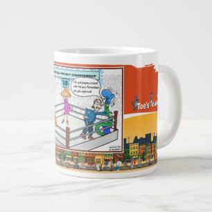 Jab Jab Uppercut Ermutigung Jumbo-Tasse