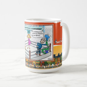Jab Jab Uppercut   Ermutigung Klassiker Kaffeetasse