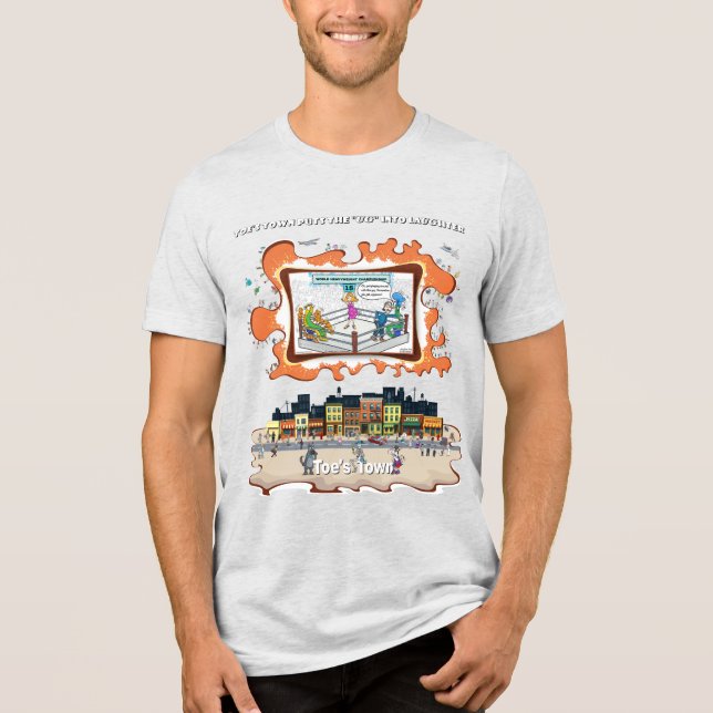 Jab Jab Uppercut | Ermutigung Tri-Blend Shirt (Vorderseite)
