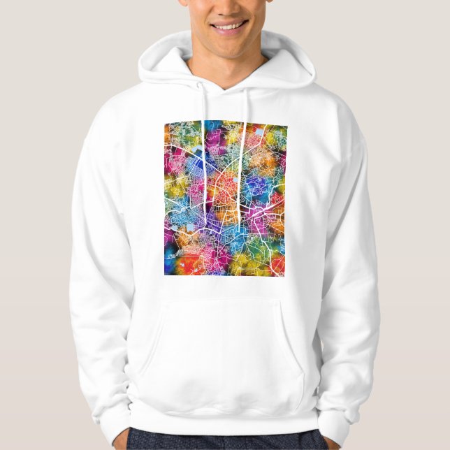 Jabalpur Madhya Pradesh City Map Hoodie (Vorderseite)