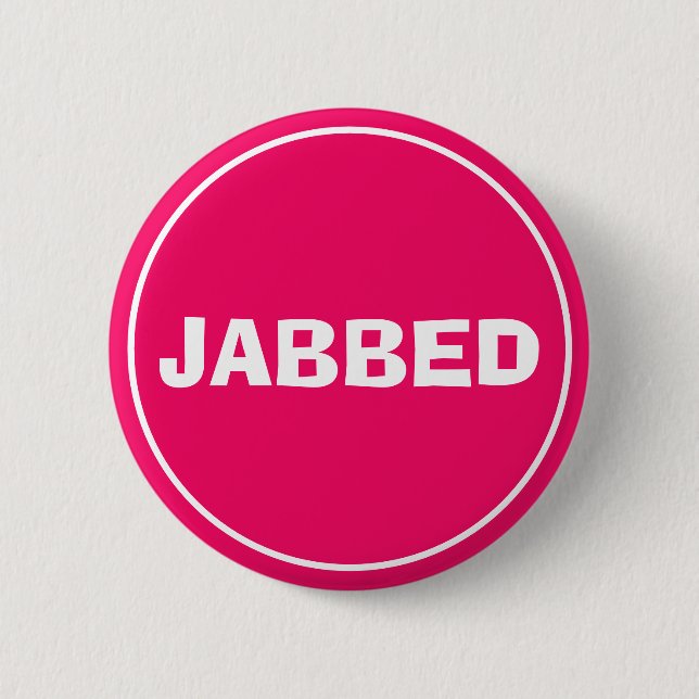 Jabbed Button (Hot Pink) (Vorderseite)