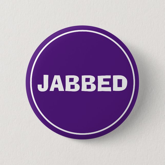 Jabbed Button (Royal Lila) (Vorderseite)