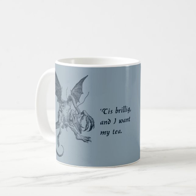 Jabberwock Coffee Tasse (Vorderseite Links)