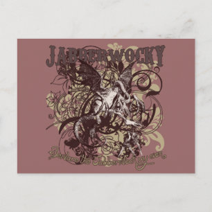 Jabberwocky Carnivale Style Postkarte